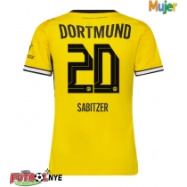Camiseta Borussia Dortmund Marcel Sabitzer #20 Primera Equipación para mujer 2026-27 manga corta